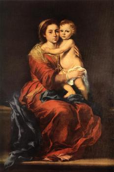 巴托洛梅 埃斯特班 牟利羅 Virgin and Child with a Rosary